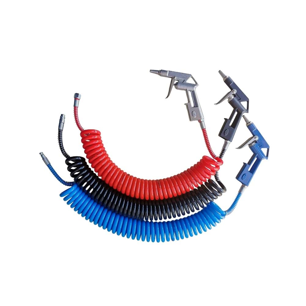 Kabin Temizl.Hortumu PU Met.Tabanca 5mt-SİBOPLU- SCANIA